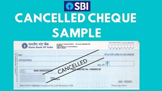 How does a Cancelled cheque look like?