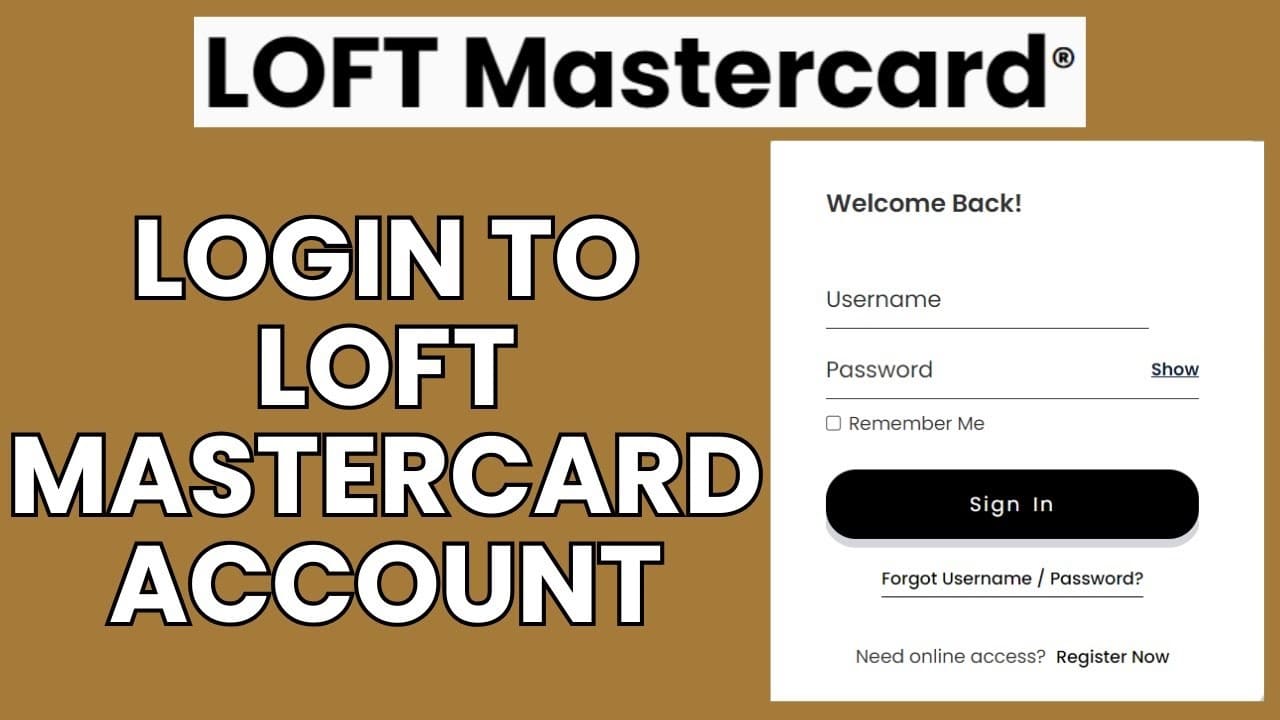 Accessing Your Loft Mastercard Account Online