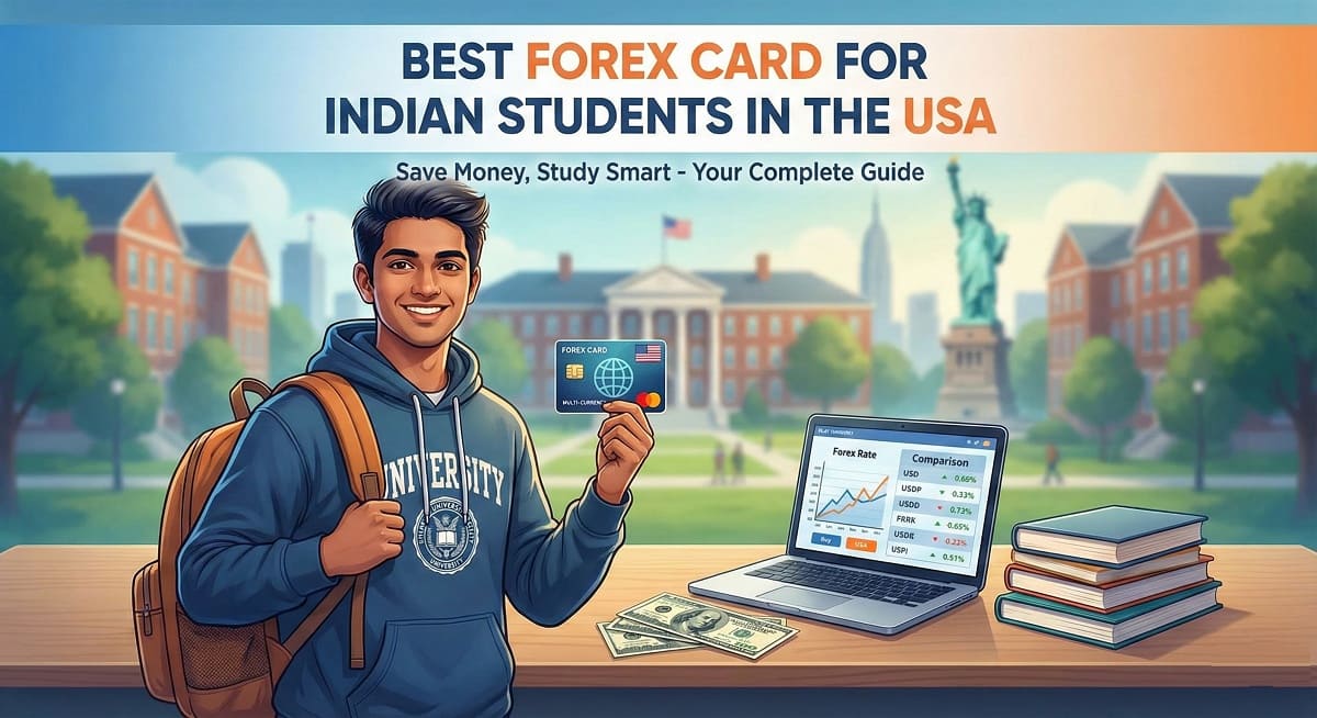 Best Forex Card for Indian Students in USA
